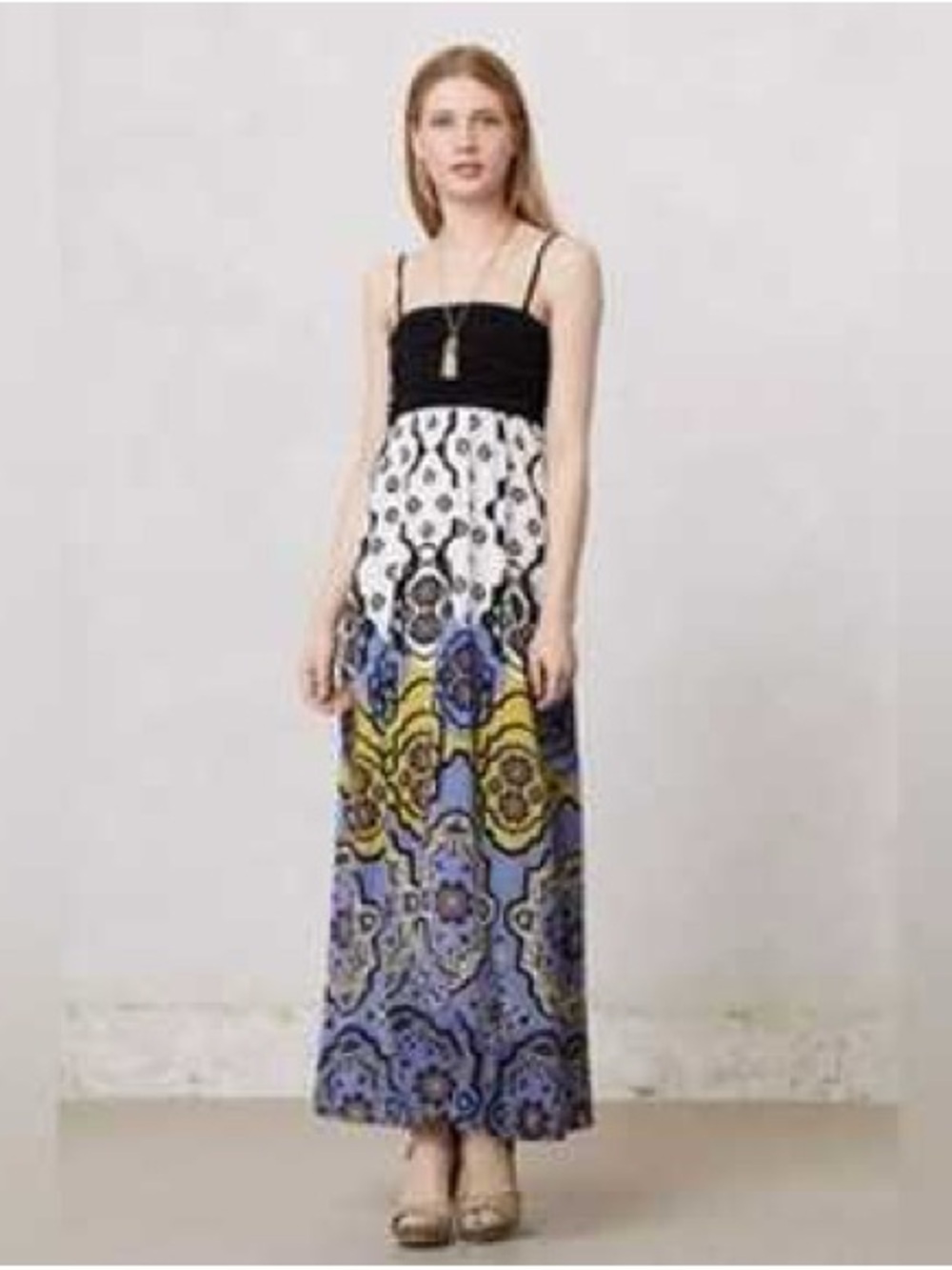 Anthropologie Lilka Mendocino convertible maxi dress